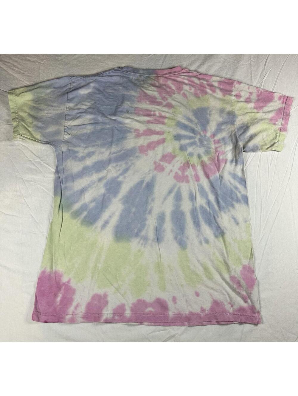 🌈🔥 Cheech & Chong Tie-Dye Graphic T-Shirt East L.A. Smoke It Out Multicolor L - Picture 4 of 6